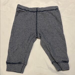 “Bundle 10/$13” Carter's 3M Navy and White Striped Baby Pants boy